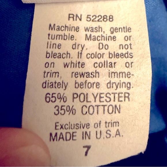 Vintage Nautical Blue Sailboat Matching Shorts Set Girls Size 7 Melissa Jackson - Picture 4 of 4